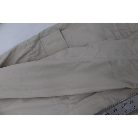 Norse Projects Nunk jacket Mens L Summer Cotton Nylon Hooded Ecru cargo Pockets - Picture 7 of 16